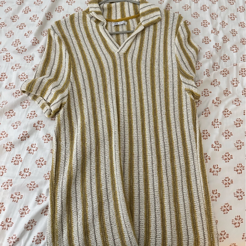 Zara tan shirt